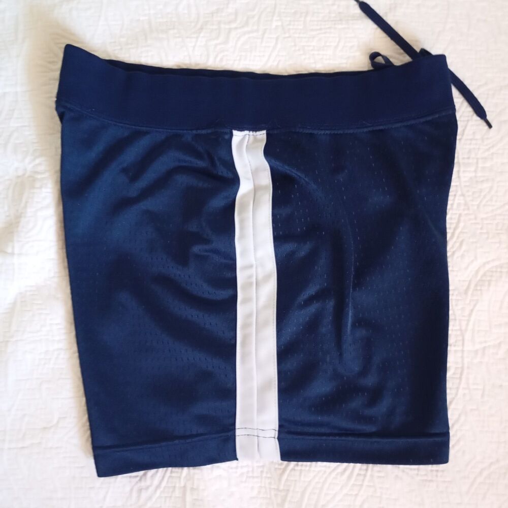 Athletic Works Women's Shorts, Size S 4/6, Blue and White Logo - Picture 2 of 9